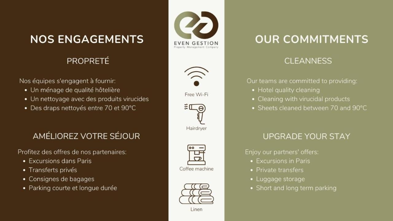 4pers#malesherbes#parc Monceau Appartamento *